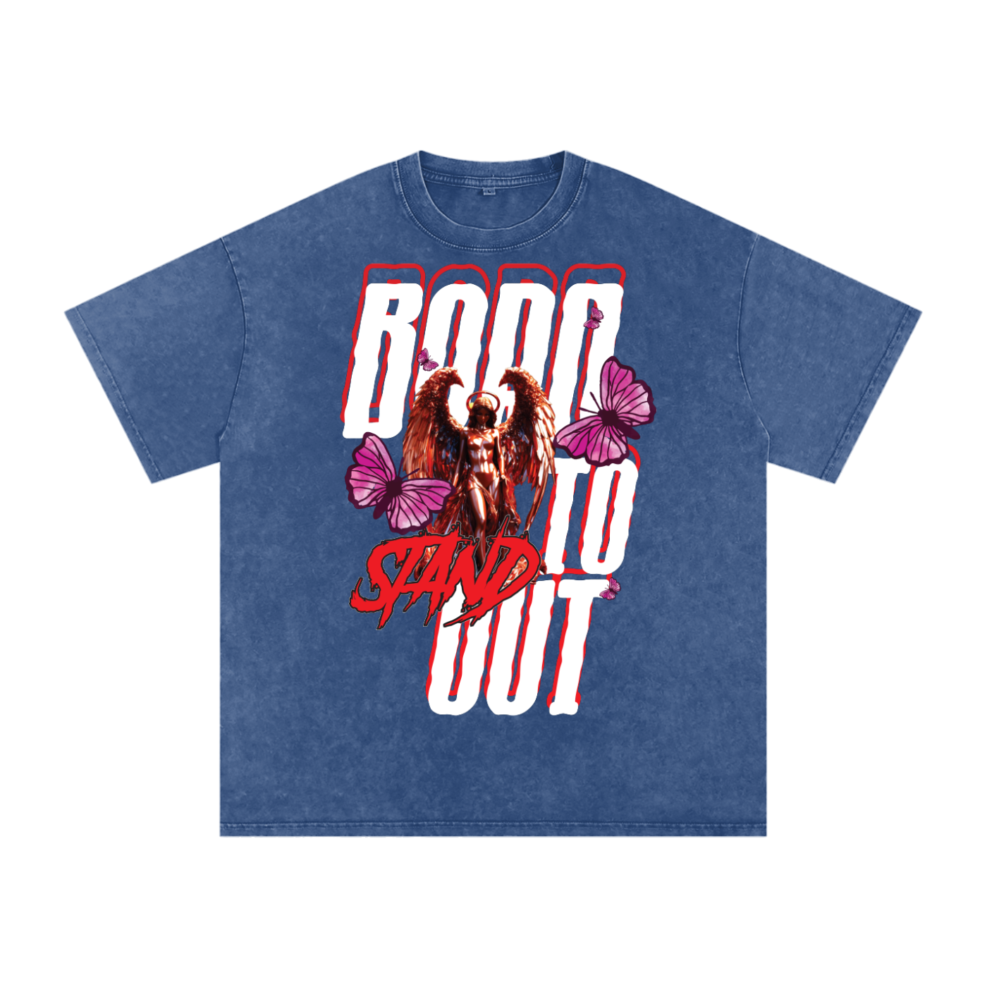 Born to Stand Out Graphic Tee | Angel & Butterfly Streetwear
