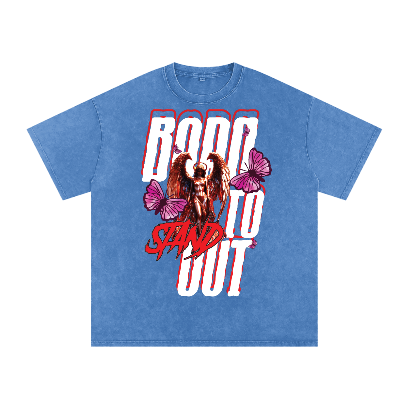 Born to Stand Out Graphic Tee | Angel & Butterfly Streetwear
